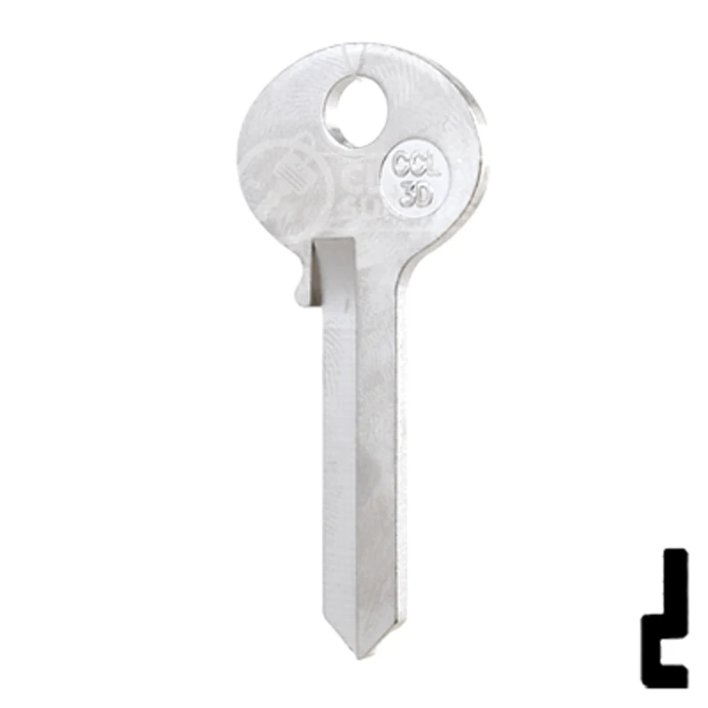 Uncut Cabinet Lock Key Blank | Corbin Russwin | CCL-3D - Image 11