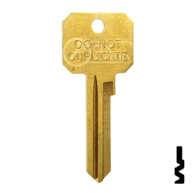 Uncut DND Key Blank | Corbin Russwin | CO88 - Image 2