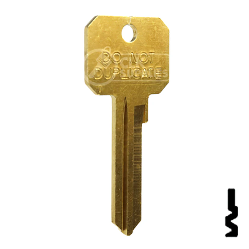 Uncut DND Key Blank | Corbin Russwin | CO88 - Image 3
