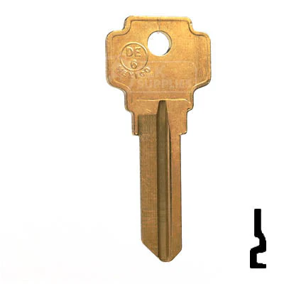 Uncut Key Blank | Dexter | DE6, D1054K