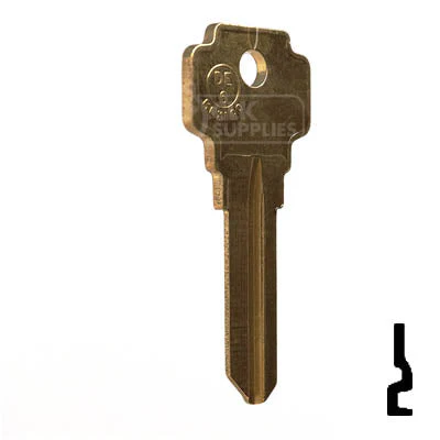 Uncut Key Blank | Dexter | DE6, D1054K - Image 3