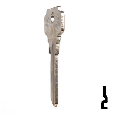 Uncut Key Blank | Dexter | DE8, D1054KA - Image 8