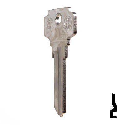 Uncut Key Blank | Dexter | DE8, D1054KA - Image 9