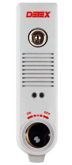 Detex EAX-500W Weatherized Exit Alarm - Battery-Powered, Gray