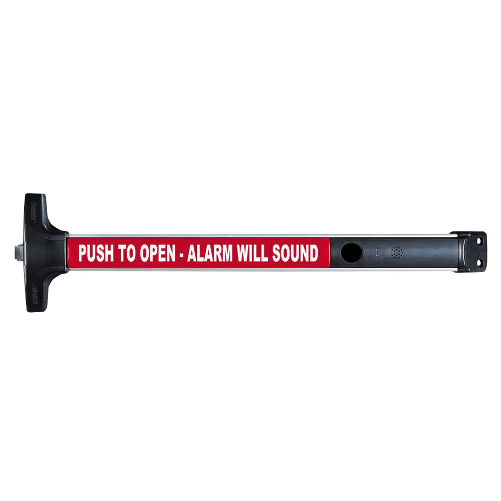 Detex Heavy Duty 48" Alarmed Rim Exit Device | V40 Value Series | US28 - Image 2