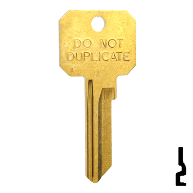 Uncut DND Key Blank | Dexter | DE6-DND, D1054K - Image 2