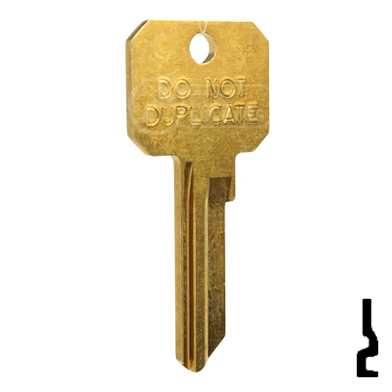 Uncut DND Key Blank | Dexter | DE6-DND, D1054K - Image 3