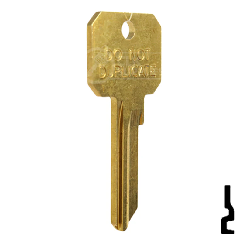Uncut DND Key Blank | Dexter | DE6-DND, D1054K - Image 4