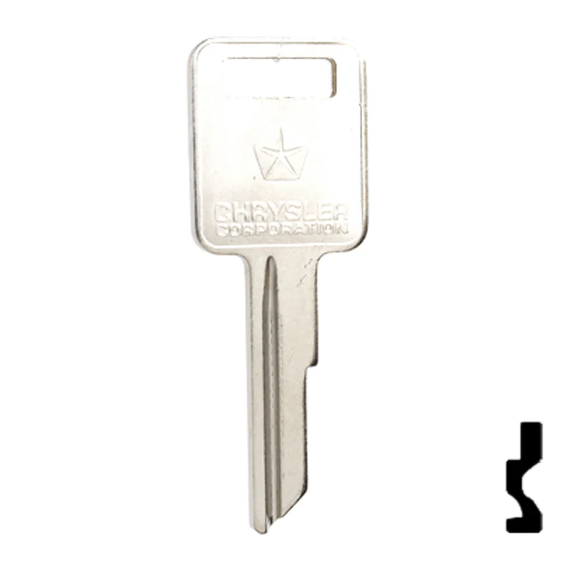 Uncut Key Blank | Dodge | RA4, 1970AM - Image 2