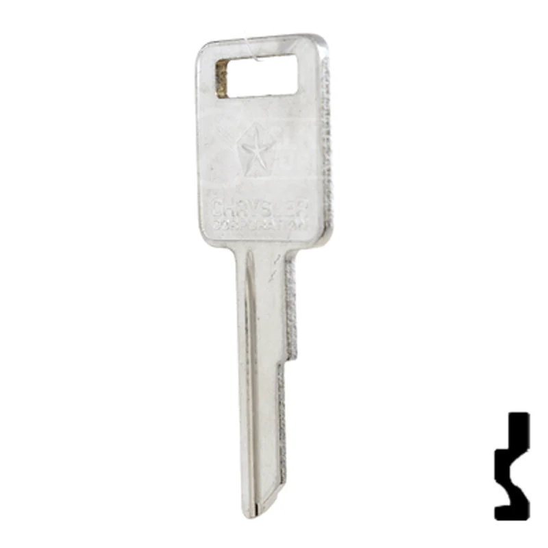 Uncut Key Blank | Dodge | RA4, 1970AM - Image 22