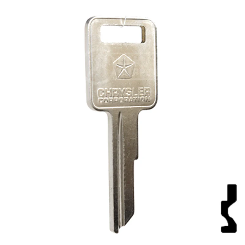 Uncut Key Blank | Dodge | RA4, 1970AM - Image 3