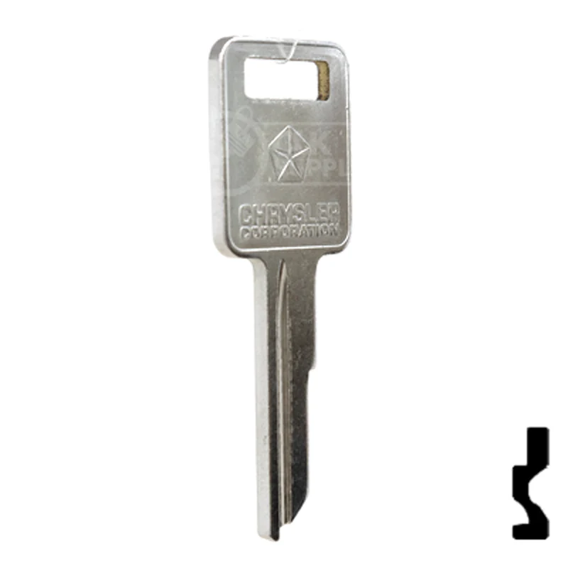 Uncut Key Blank | Dodge | RA4, 1970AM - Image 4