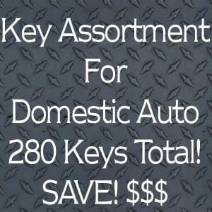 Domestic Automotive Key Blank Assortment- Save!