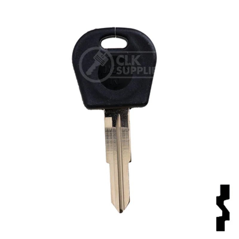 Uncut Cloneable Transponder Key Blank | Daewoo | DW05RT5 - Image 14