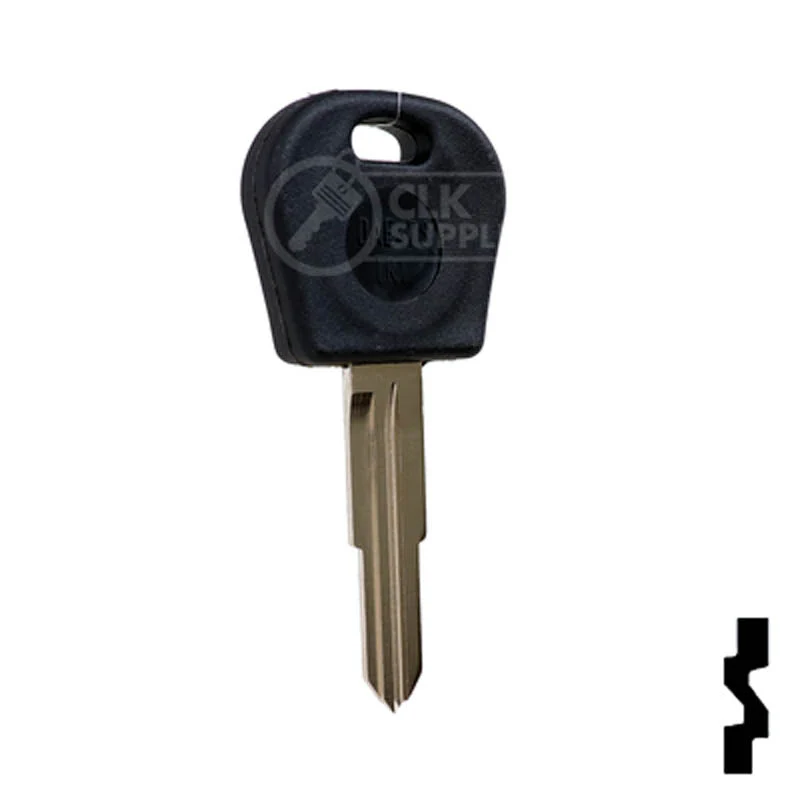 Uncut Cloneable Transponder Key Blank | Daewoo | DW05RT5 - Image 16