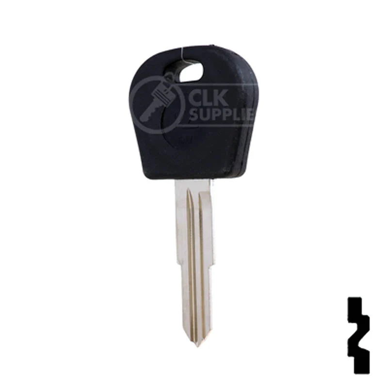 Uncut Cloneable Transponder Key Blank | Daewoo | DW05T5 - Image 11