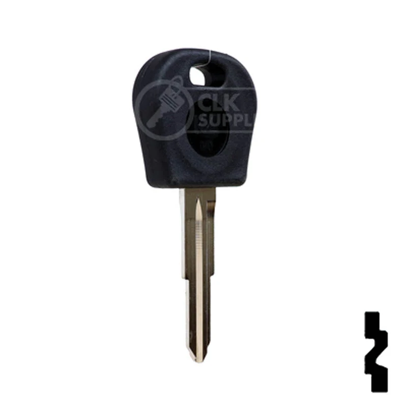 Uncut Cloneable Transponder Key Blank | Daewoo | DW05T5 - Image 16