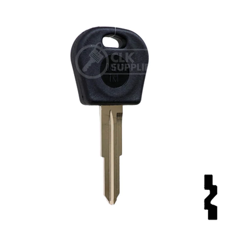 Uncut Cloneable Transponder Key Blank | Daewoo | DW05T5 - Image 3