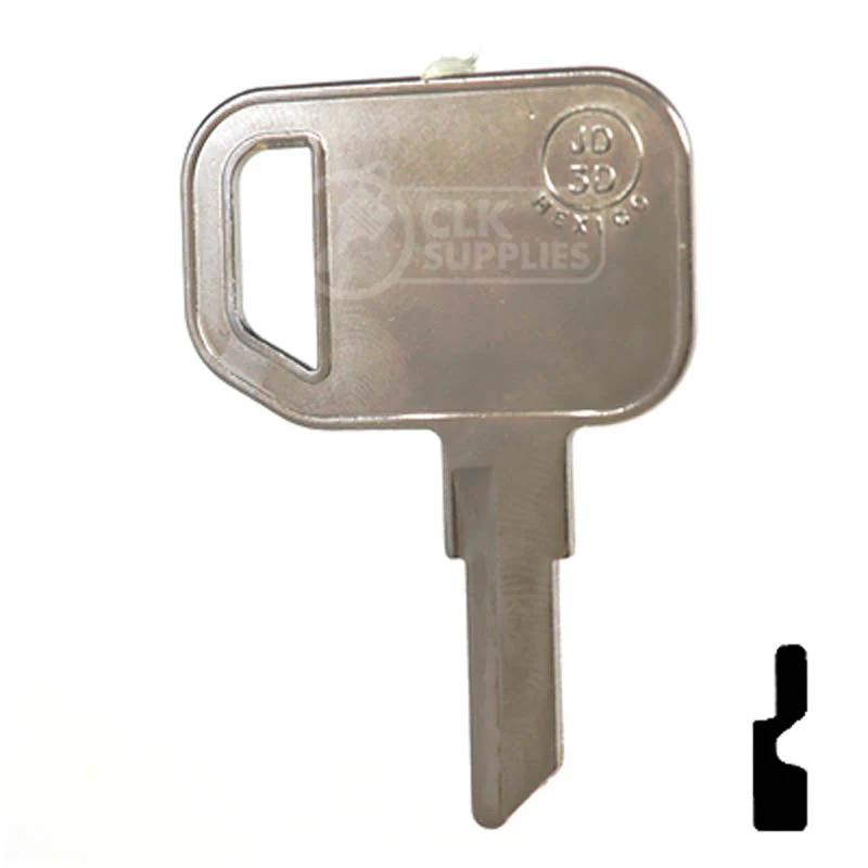 Uncut Key Blank | John Deere, Yard Tractor | E1098JD - Image 11