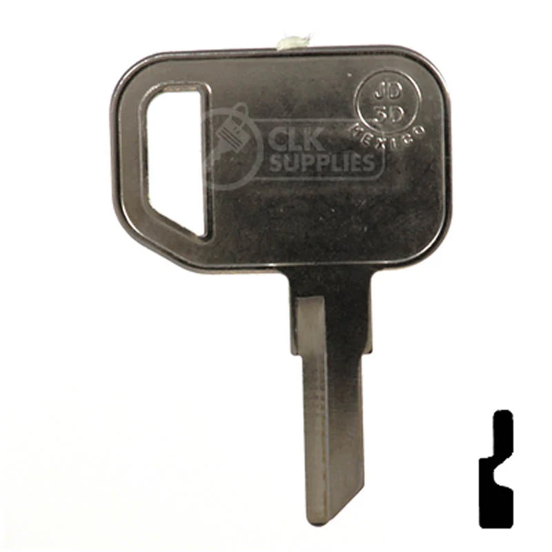 Uncut Key Blank | John Deere, Yard Tractor | E1098JD - Image 12