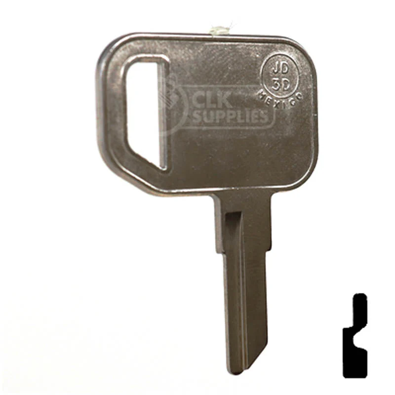 Uncut Key Blank | John Deere, Yard Tractor | E1098JD - Image 14