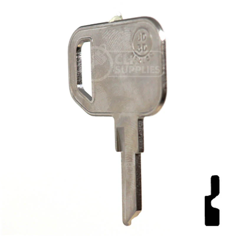 Uncut Key Blank | John Deere, Yard Tractor | E1098JD - Image 9