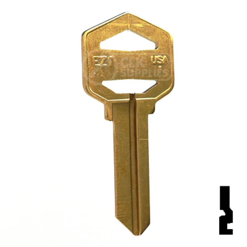 Uncut Key Blank | Imported Kwikset, EZ-Set | 1522, EZ1 - Image 2