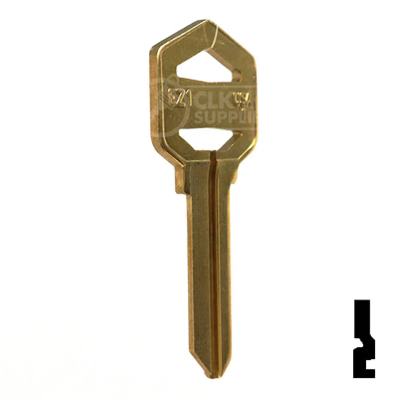 Uncut Key Blank | Imported Kwikset, EZ-Set | 1522, EZ1 - Image 4
