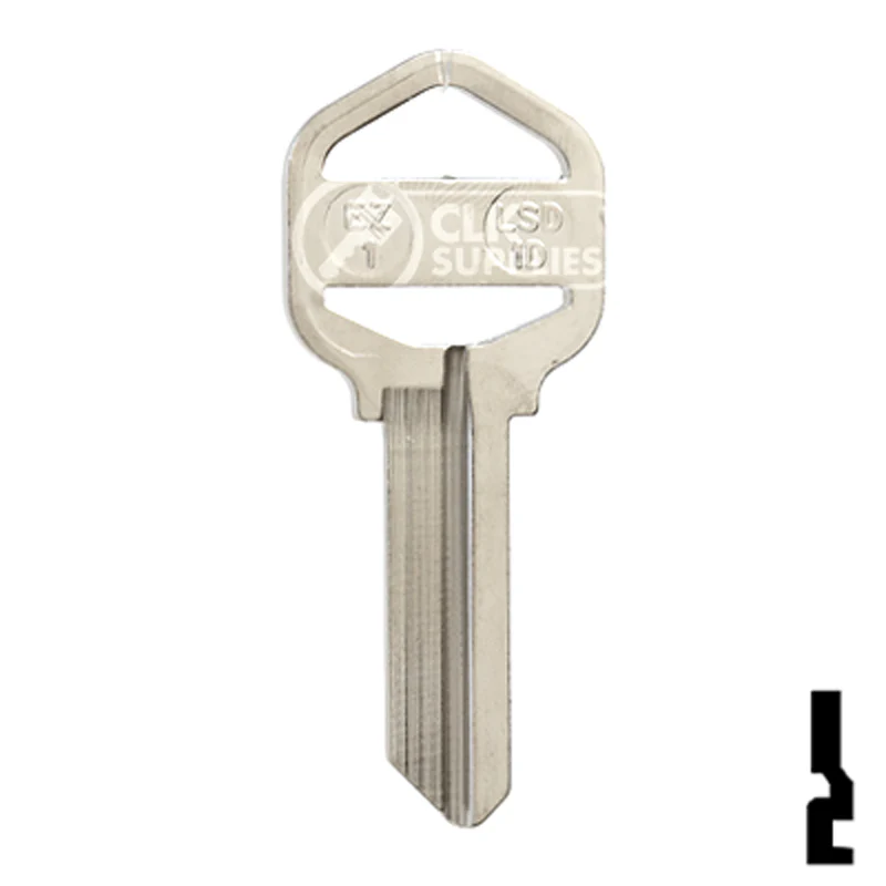 Uncut Key Blank | Kwikset | EZ1, LSD-1D - Image 14