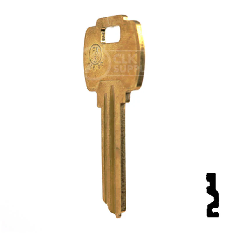 Uncut Key Blank | Falcon | FA3, A1054WD - Image 22