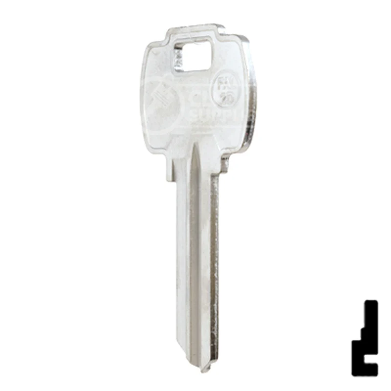 Uncut Key Blank | Falcon | FAL-2D - Image 10
