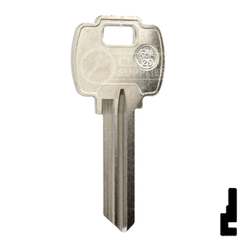 Uncut Key Blank | Falcon | FAL-2D - Image 14