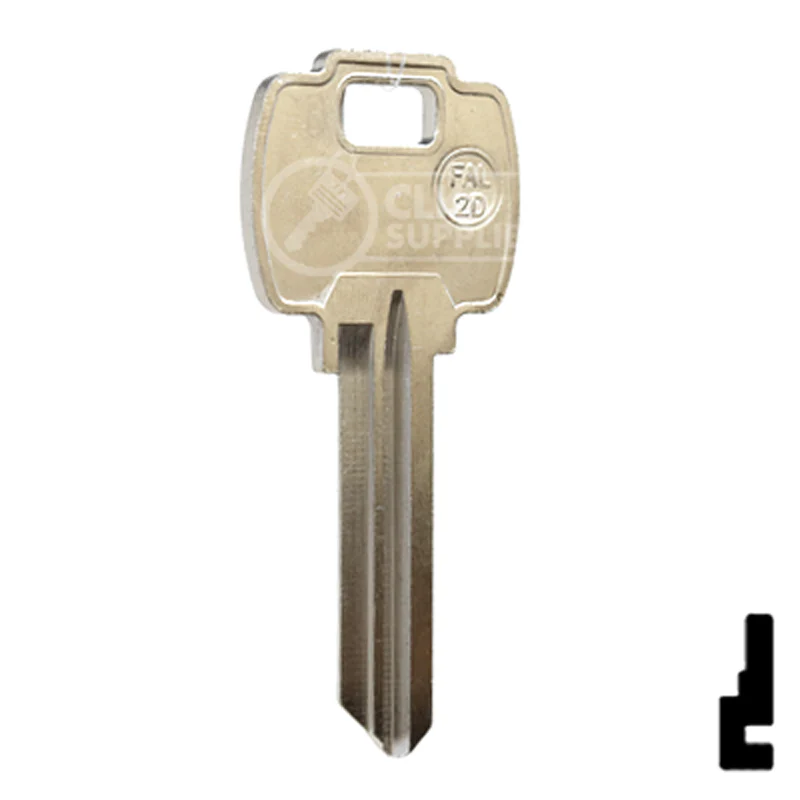 Uncut Key Blank | Falcon | FAL-2D - Image 15