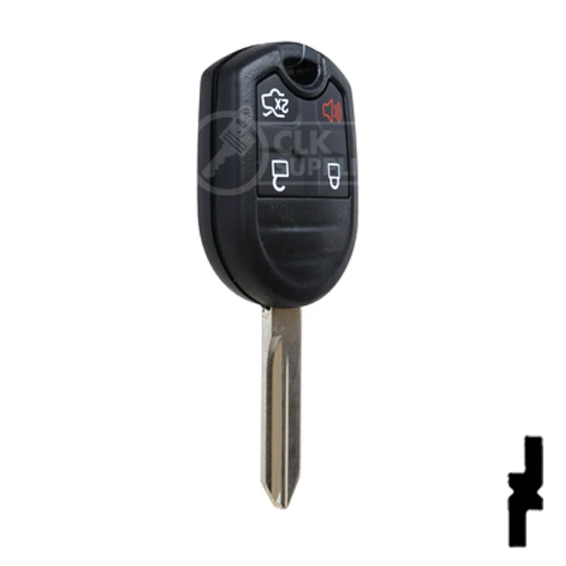 4-Button Remote Head Key w/ Ford Logo Tex 4D-63 (80-Bit) | Ford | 5912512 - Image 5