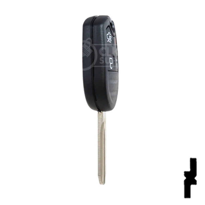 4-Button Remote Head Key w/ Ford Logo Tex 4D-63 (80-Bit) | Ford | 5912512 - Image 7