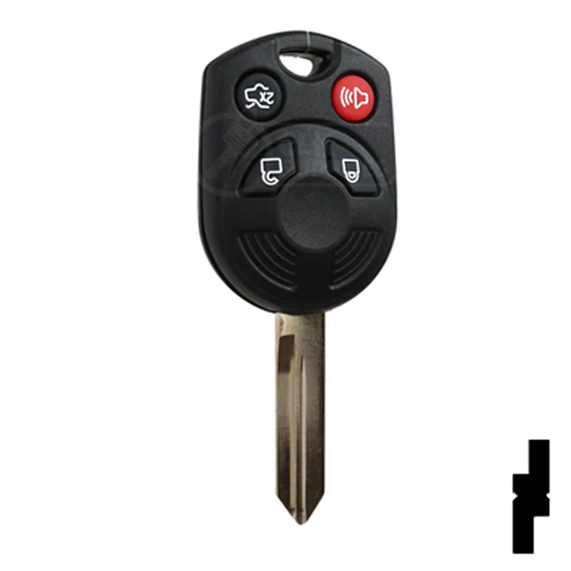 4-Button Remote Head Key w/ Ford Logo 40-Bit | Ford | 5914457 - Image 2