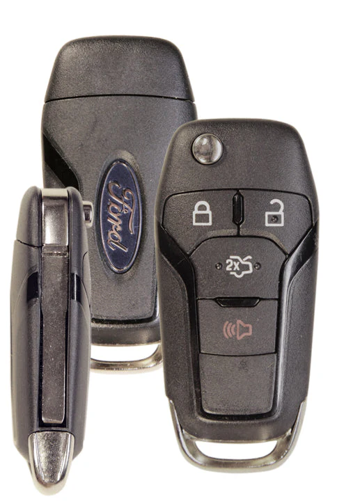 OEM 4-Button Flip Key Tex 4D-63 (80-Bit) | Ford | 5924003
