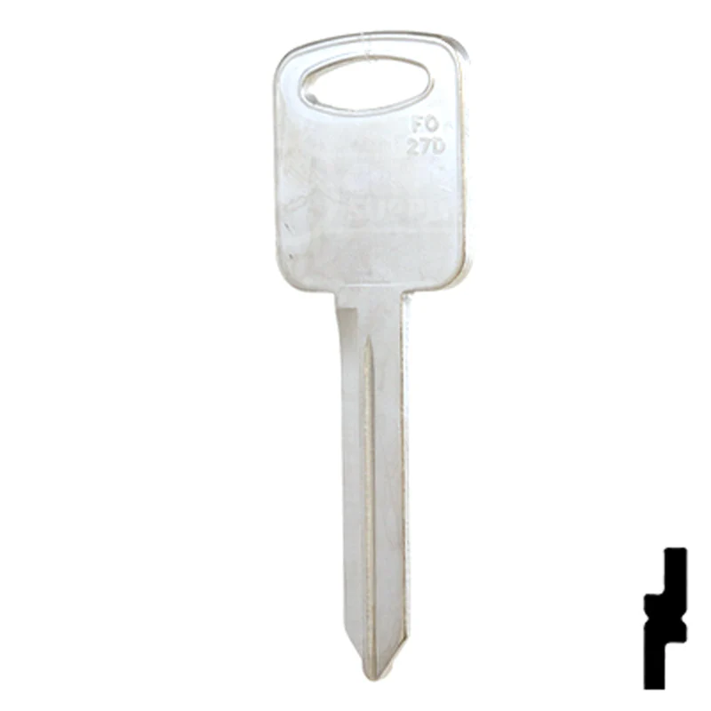 Uncut Key Blank | Ford | H86-NP, FO-27D, H86 - Image 12