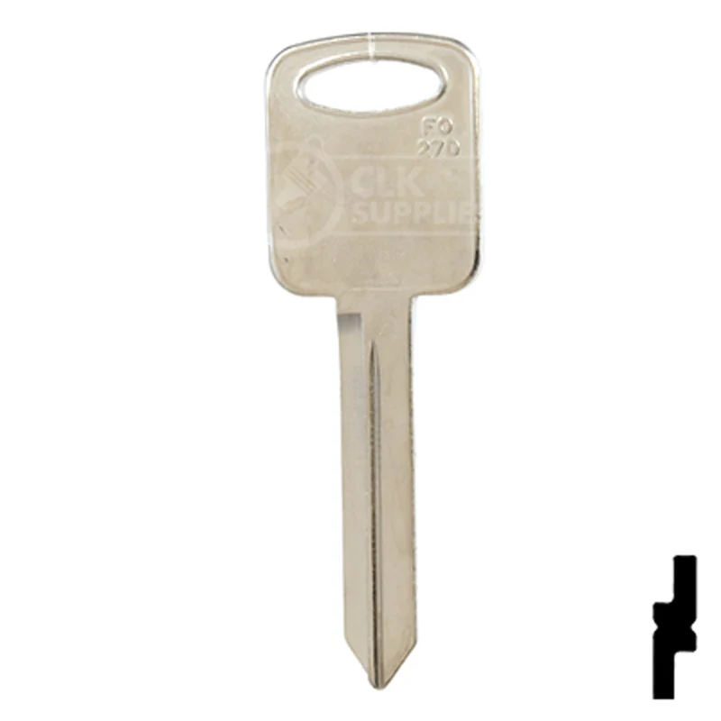 Uncut Key Blank | Ford | H86-NP, FO-27D, H86 - Image 13