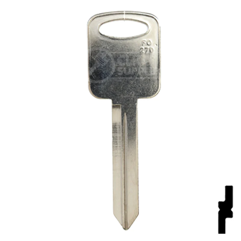 Uncut Key Blank | Ford | H86-NP, FO-27D, H86 - Image 14