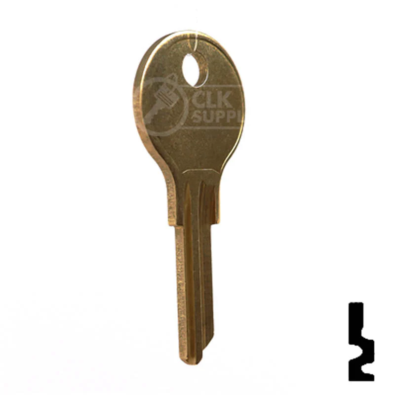 Uncut Key Blank | Fort | FR2, L1054G - Image 16