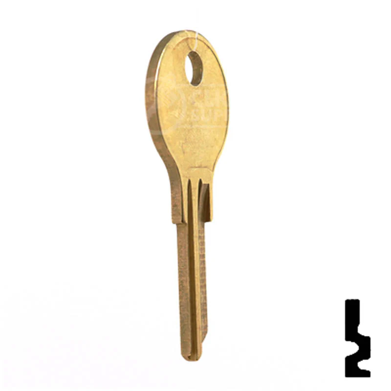 Uncut Key Blank | Fort | FR2, L1054G - Image 17