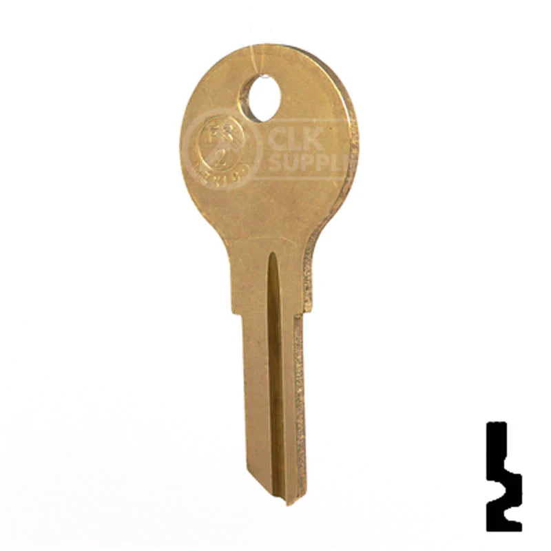Uncut Key Blank | Fort | FR2, L1054G - Image 23