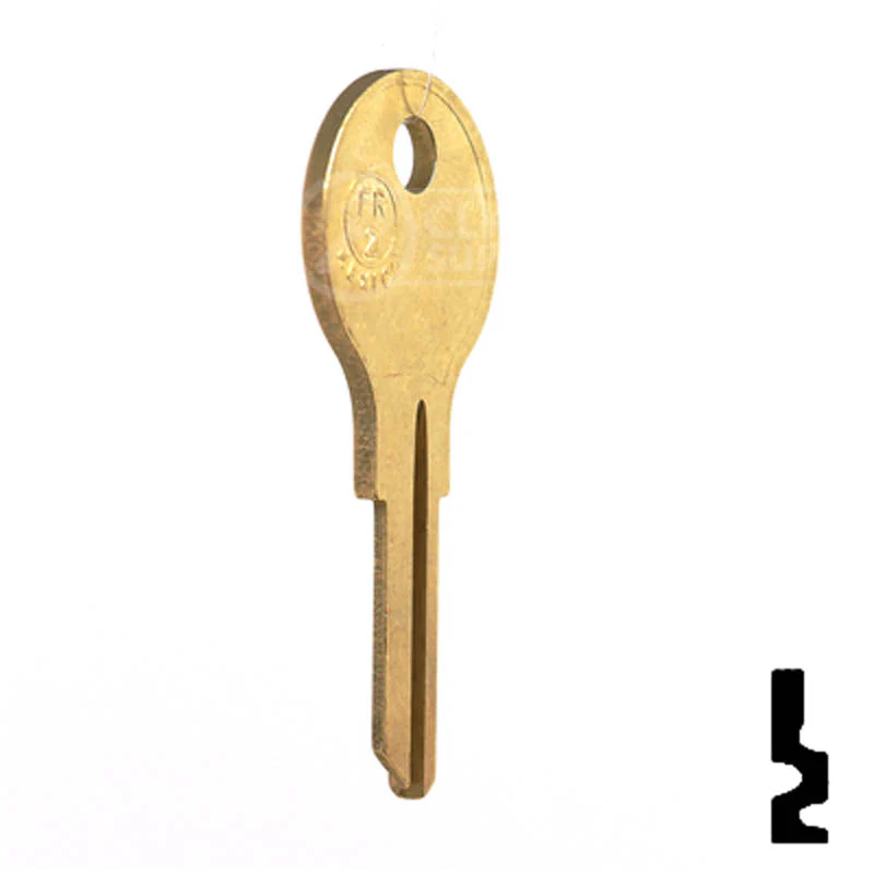 Uncut Key Blank | Fort | FR2, L1054G - Image 5