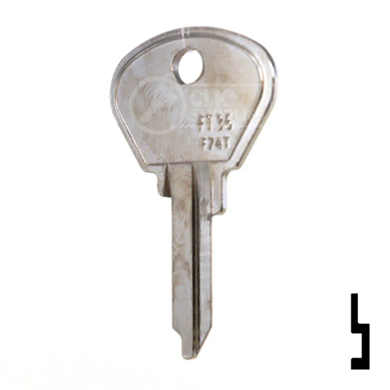 Uncut Key Blank | Fiat | FT44, FT36 - Image 22