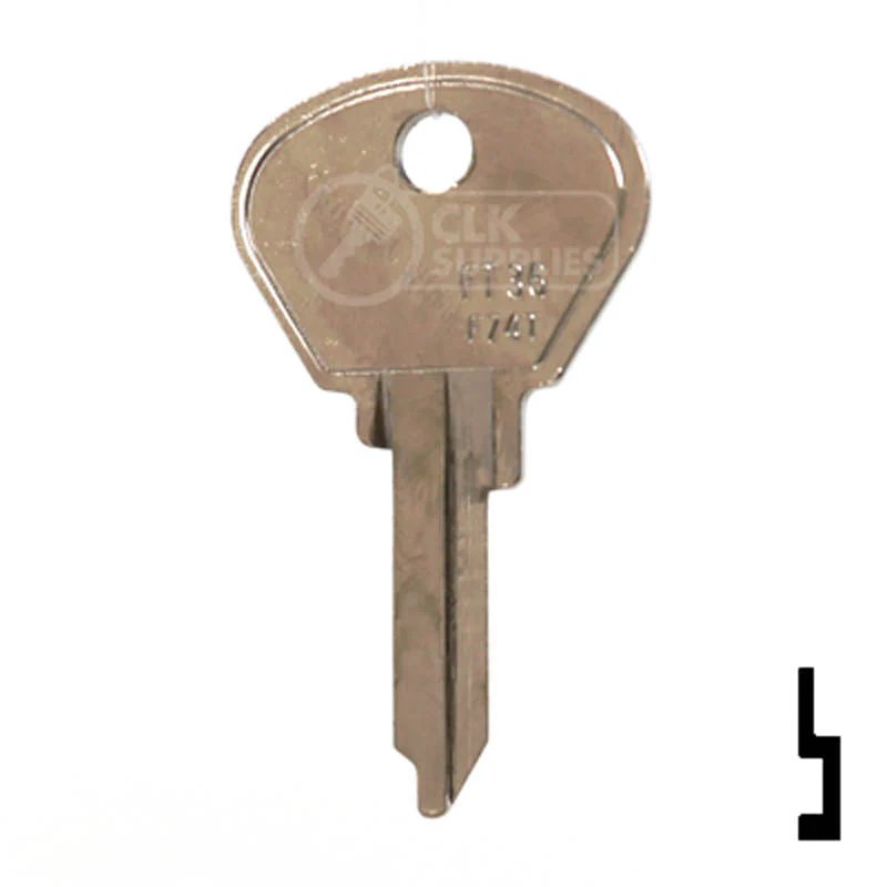 Uncut Key Blank | Fiat | FT44, FT36 - Image 23