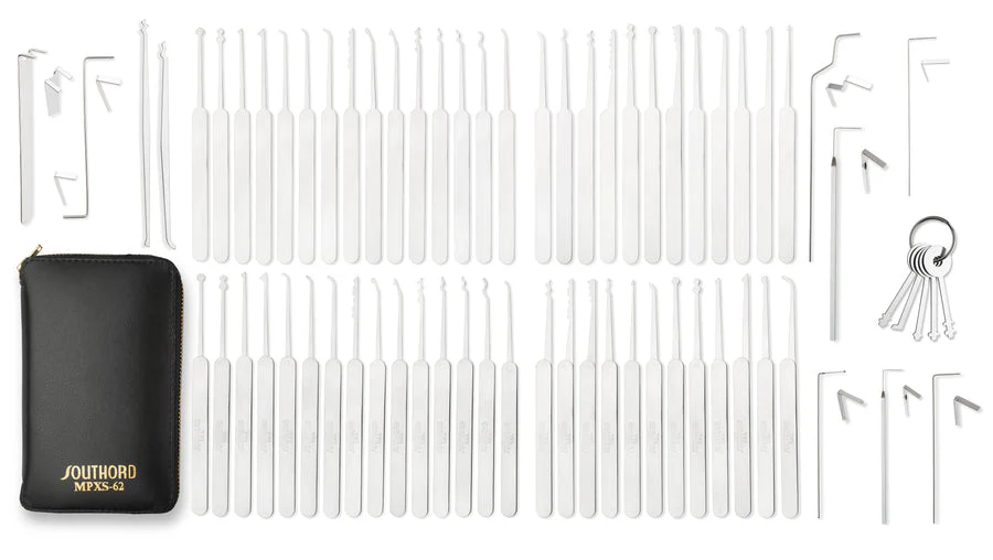 SouthOrd 69pc Lock Pick Set with Metal Handles