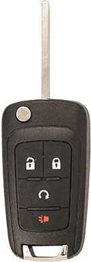 General Motors 4 Button Flip Key (4B3) - By Ilco