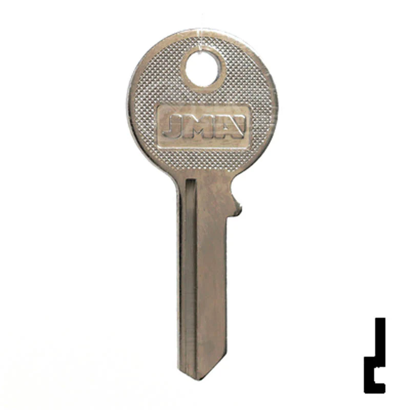 Uncut Key Blank | Globe Padlock | GLO-7D - Image 2