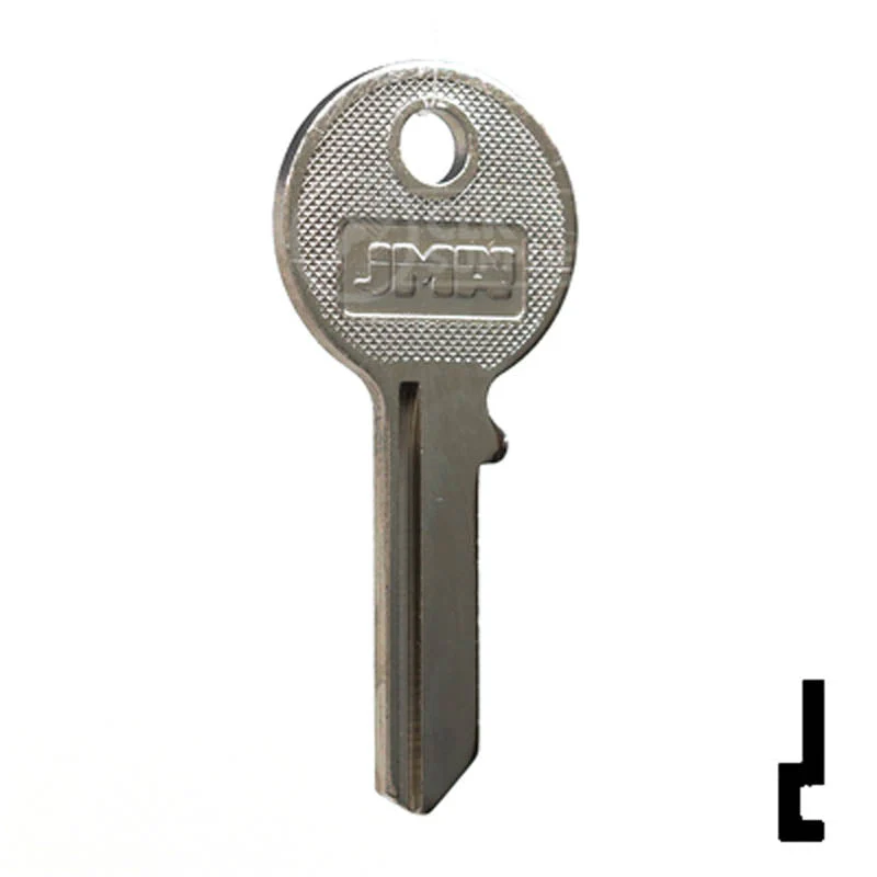 Uncut Key Blank | Globe Padlock | GLO-7D - Image 3